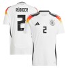 Maillot de Supporter Allemagne Antonio Rudiger 2 Domicile Euro 2024 Pour Homme